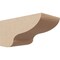 Ekena Millwork 4"W x 8"D x 4"H Wide Greensboro Rough Cedar Woodgrain TimberThane Corbel, Primed Tan CORUR04X08X04GRNRCPR - alternate 1